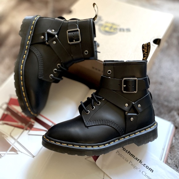 Dr. Martens Cristofor Leather Moto Boot (Women) - Picture 16 of 16